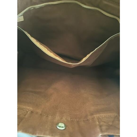 Hermès FOURRE Tout Rust and Navy Tote Handbag*EXCELLENT PRE-LOVED Condition - Picture 13 of 14